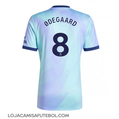 Camisa de Futebol Arsenal Martin Odegaard #8 Equipamento Alternativo 2024-25 Manga Curta